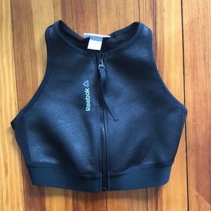 Reebok Cardio Studio Zip Sports Bra